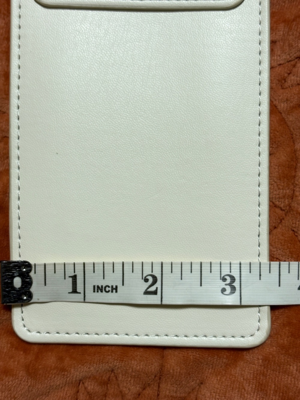 Celine Phone Pouch Crossbody Off White Leather Mini Bag Case New - Picture 10 of 12